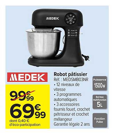 Robot pâtissier