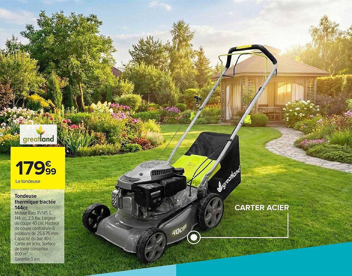 Carrefour Tondeuse Thermique