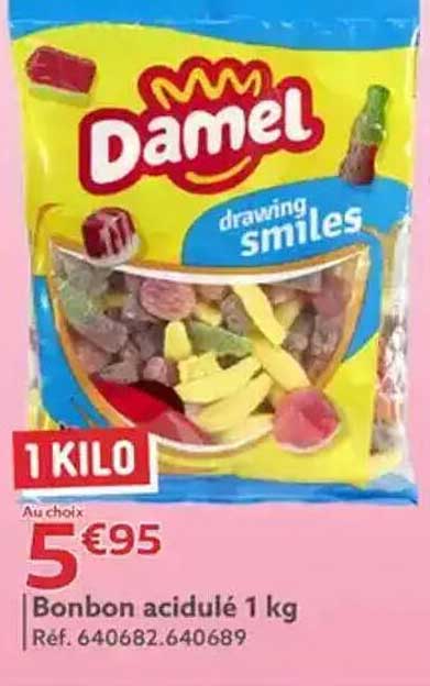 Bonbon acidulé 1 kg