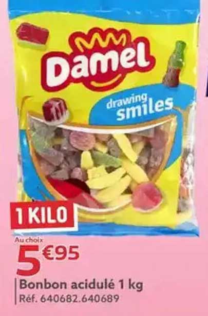 Bonbon acidulé 1 kg