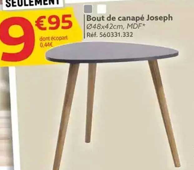 Bout de canapé Joseph