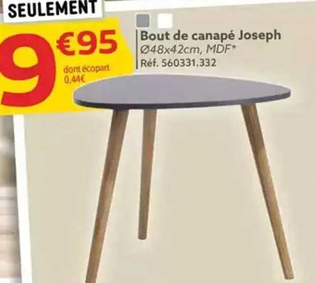 Bout de canapé Joseph