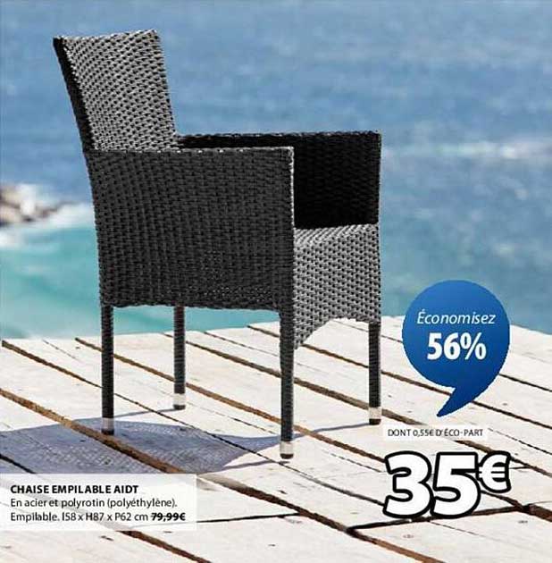 CHAISE EMPILABLE AIDT