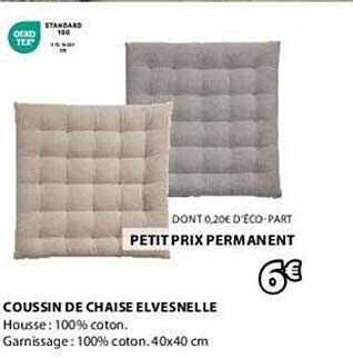 COUSSIN DE CHAISE ELVESNELLE