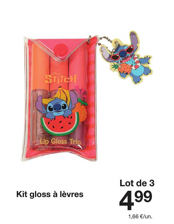 Kit gloss à lèvres