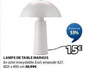 LAMPE DE TABLE MARKUS