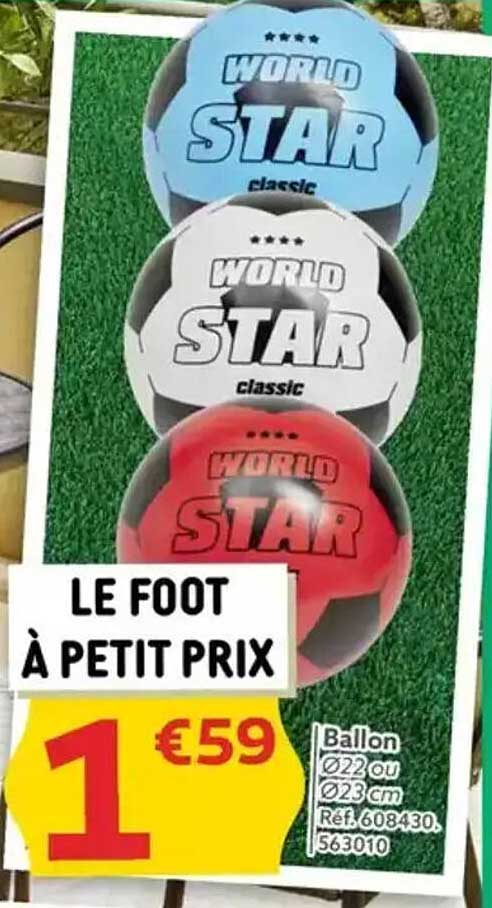 LE FOOT À PETIT PRIX