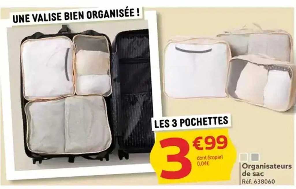 LES 3 POCHETTES