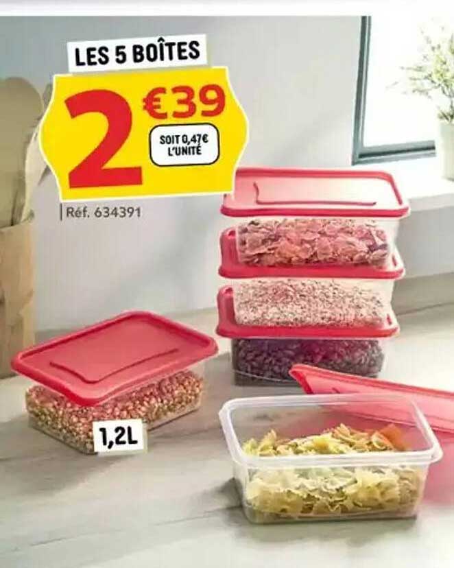 LES 5 BOÎTES