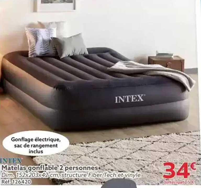 Matelas gonflable 2 personnes