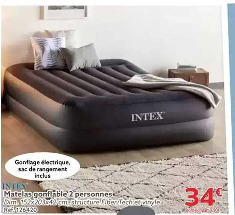 Matelas gonflable 2 personnes