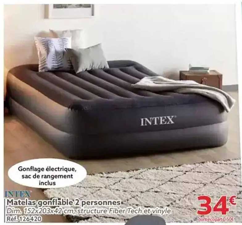 Matelas gonflable 2 personnes