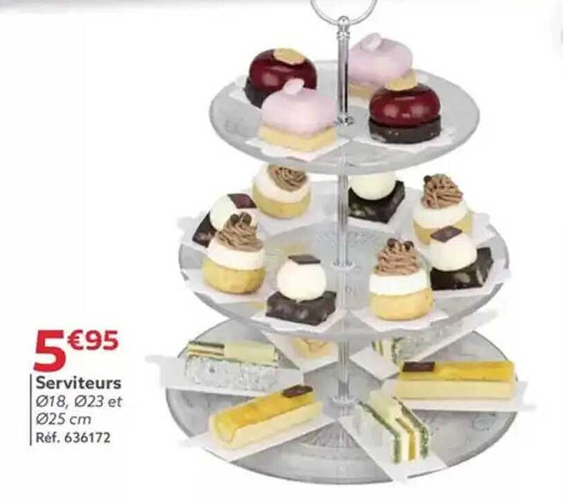 Serviteurs Ø18, Ø23 et Ø25 cm