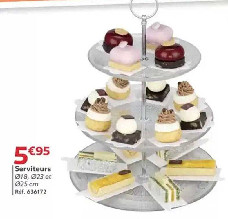 Serviteurs Ø18, Ø23 et Ø25 cm