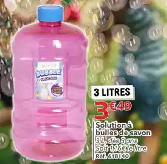Solution à bulles de savon 3 L