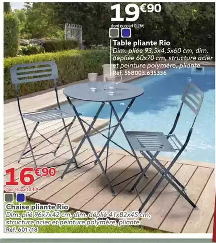 Table pliante Rio