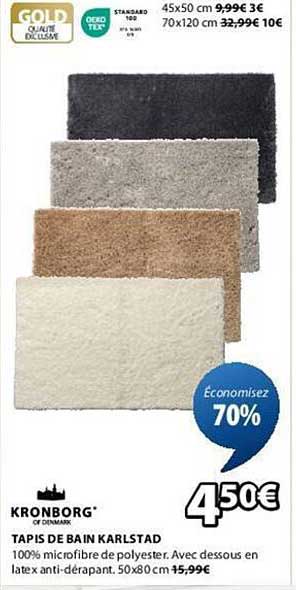 TAPIS DE BAIN KARLSTAD