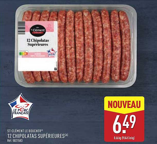 12 Chipolatas Supérieures