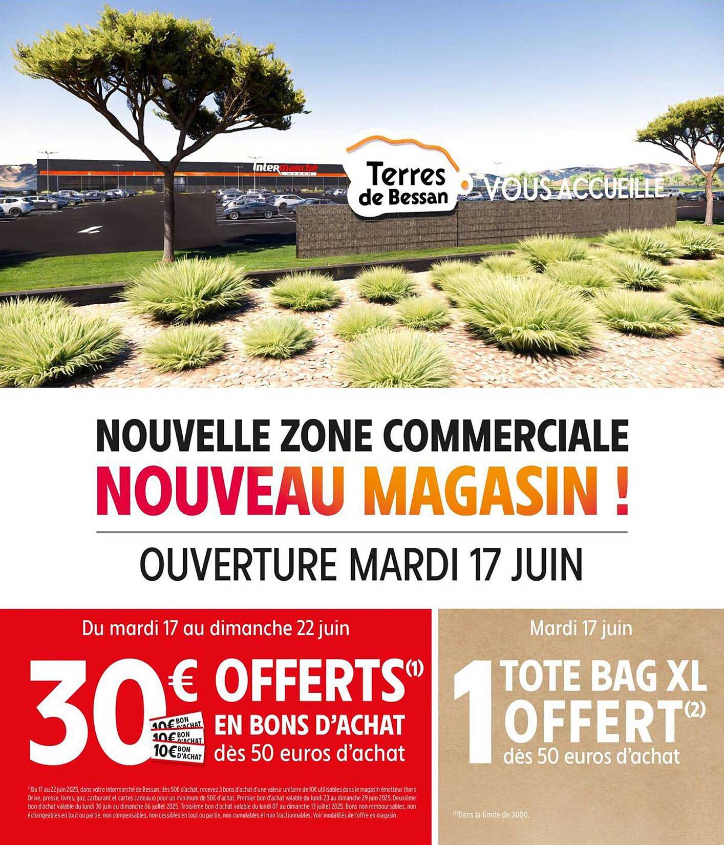 30 € OFFERTS en bons d'achat dès 50 euros d'achat