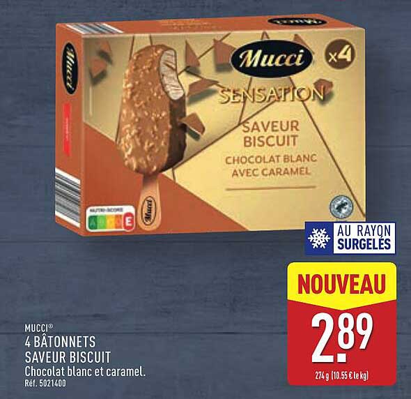4 BÂTONNETS SAVEUR BISCUIT