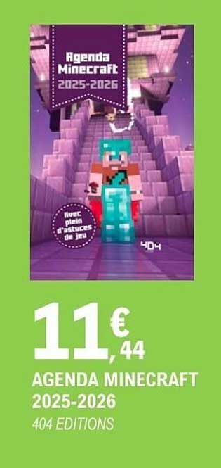 AGENDA MINECRAFT 2025-2026