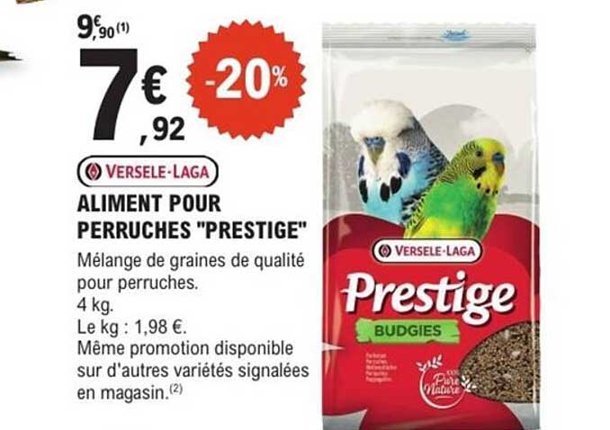 ALIMENT POUR PERRUCHES "PRESTIGE"