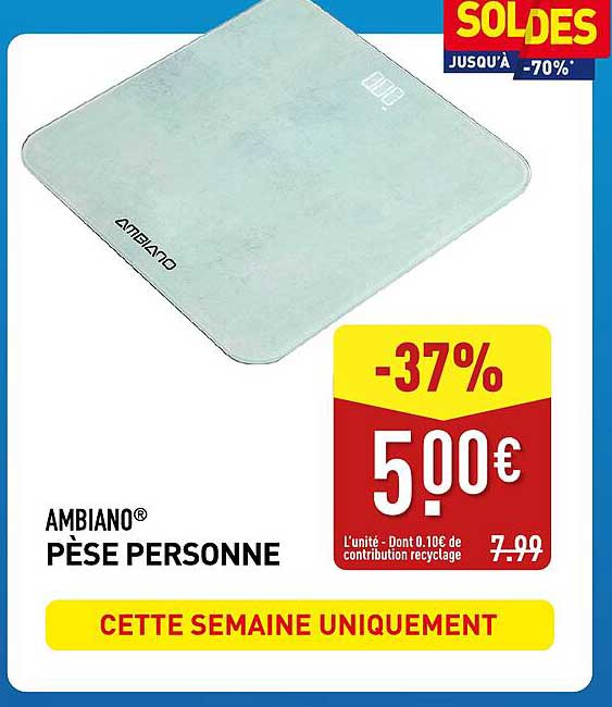 AMBIANO® PÈSE PERSONNE
