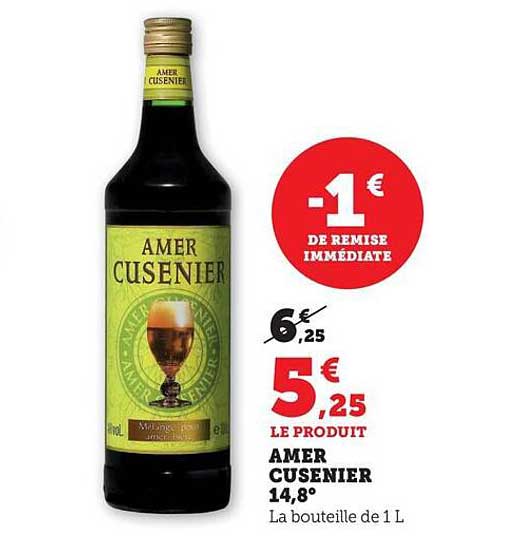 AMER CUSENIER 14,8° La bouteille de 1 L