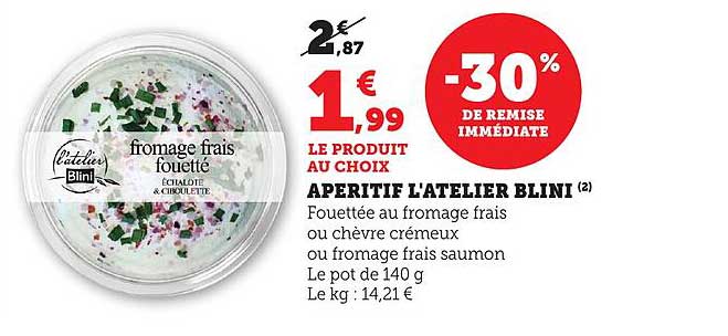 APERITIF L'ATELIER BLINI