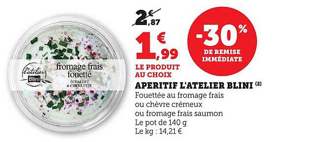 APERITIF L'ATELIER BLINI