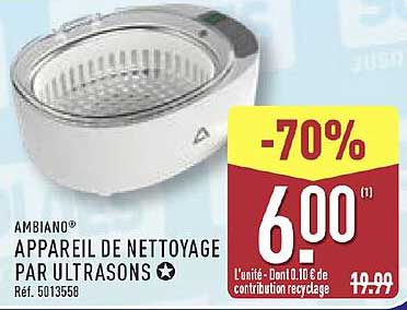 APPAREIL DE NETTOYAGE PAR ULTRASONS