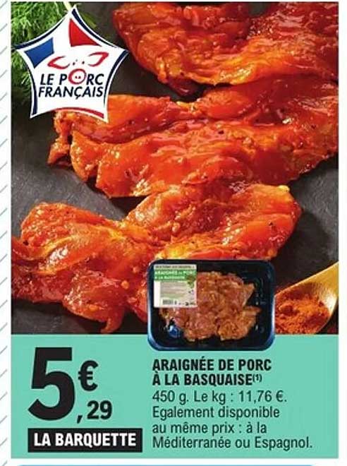 Araignée de porc à la basquaise