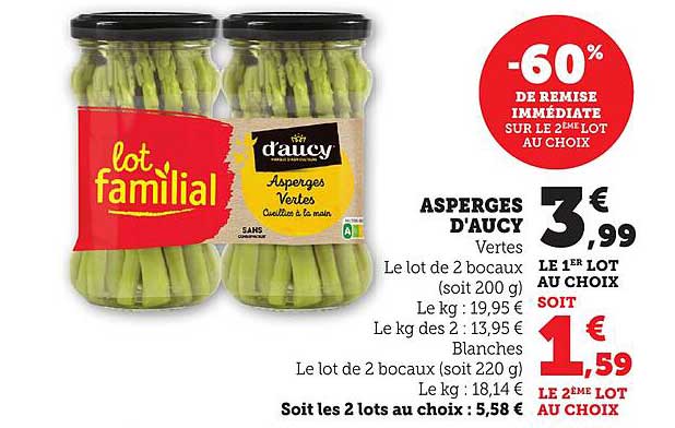 ASPÉRGES D'AUCY Vertes