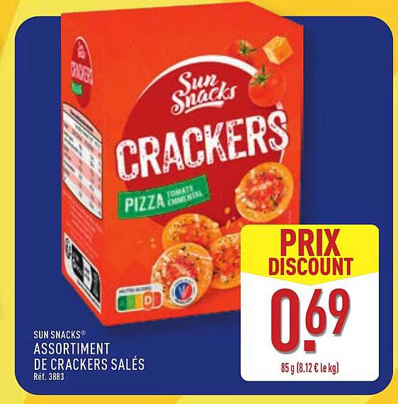 ASSORTIMENT DE CRACKERS SALÉS
