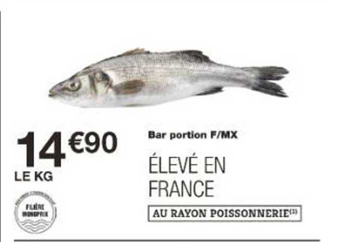 Bar portion F/MX ÉLEVÉ EN FRANCE
