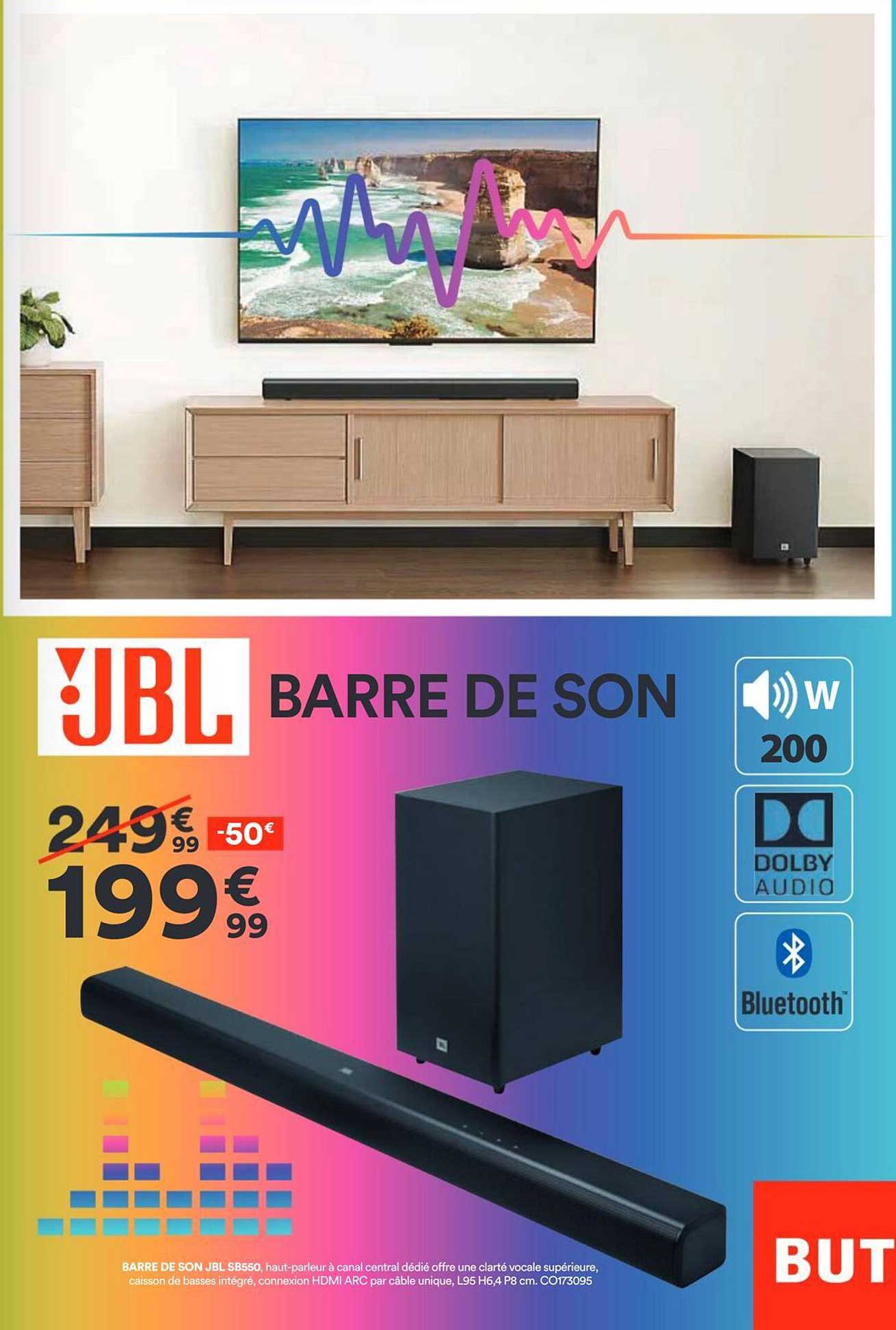 BARRE DE SON JBL SB550