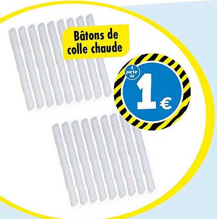 Bâtons de colle chaude