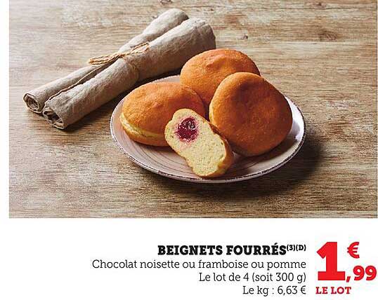 BEIGNETS FOURRÉS