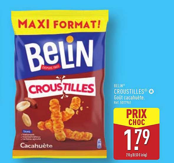 BELIN® CROUSTILLES® Goût cacahuète