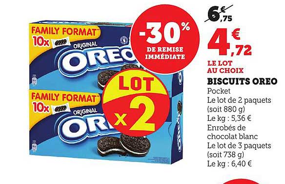 BISCUITS OREO