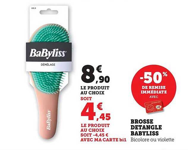 BROSSE DÉTANGLE BABYLISS
