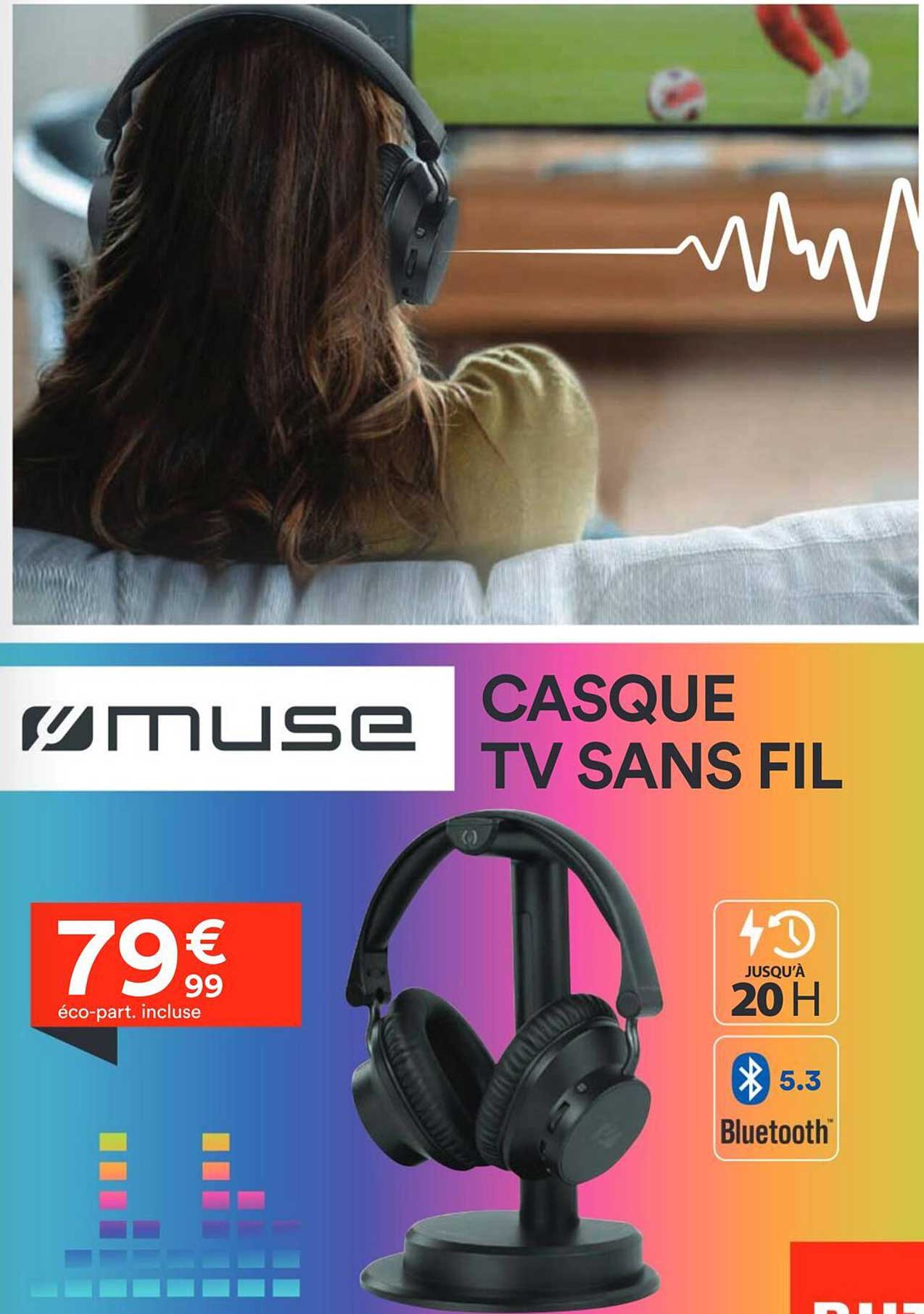CASQUE TV SANS FIL