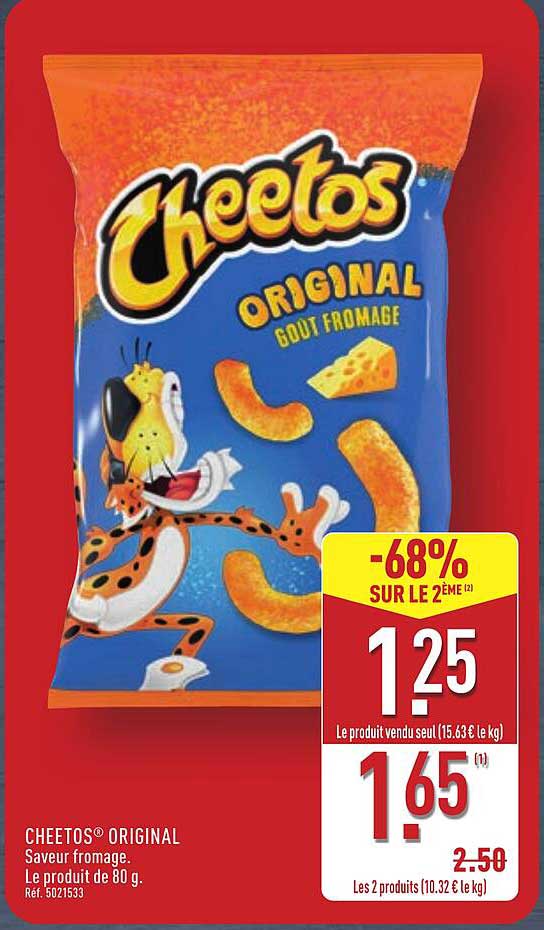 CHEETOS® ORIGINAL Saveur fromage
