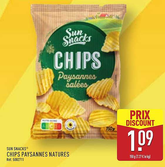 CHIPS PAYSANNES NATURES