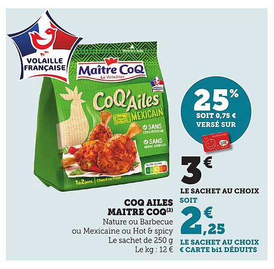 COQ AILES MAÎTRE COQ