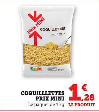 COQUILLETTES PRIX MINI