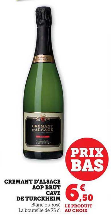 CREMANT D'ALSACE AOP BRUT CAVE DE TURCKHEIM