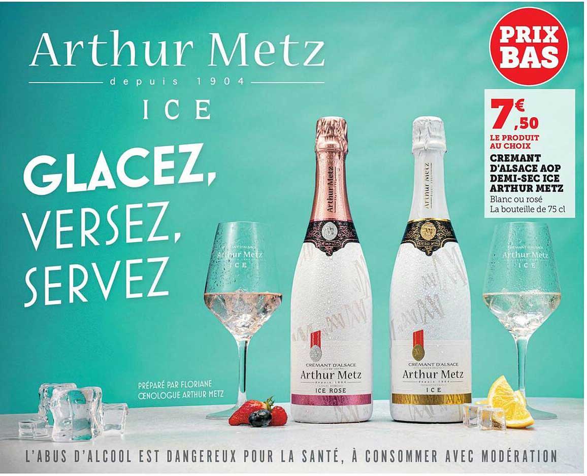 CREMANT D'ALSACE AOP DEMI-SEC ICE ARTHUR METZ