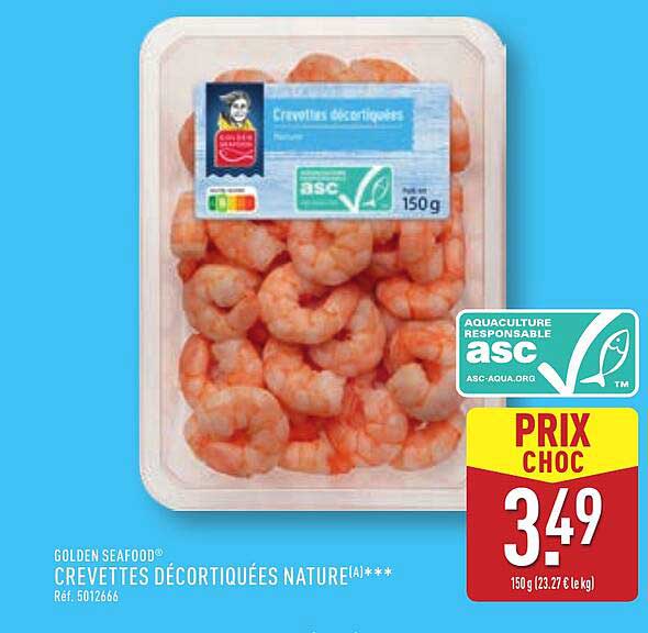 CREVETTES DÉCORTIQUÉES NATURE