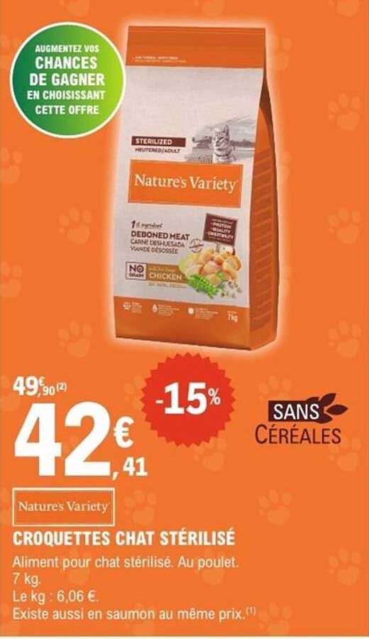 CROQUETTES CHAT STÉRILISÉ